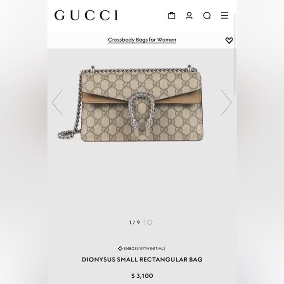 Basically new real Gucci crossbody - Picture 3 of 12